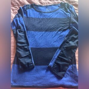 GAP blue Long Sleeve Tee with Classic Stripes